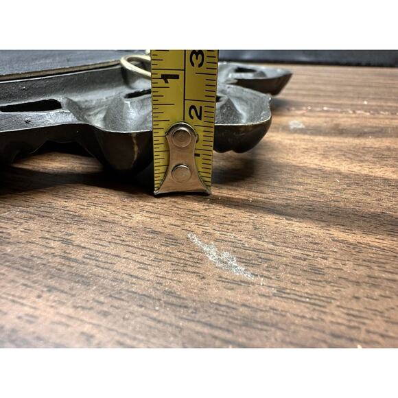 Vintage Andrea By Sadek Oval Wall Mirror Metal Frame With Bow At Top 13” 1940s - Picture 8 of 8